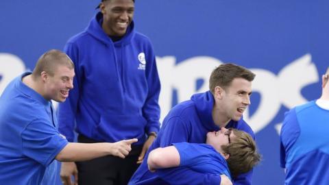 Yerry Mina and Seamus Coleman