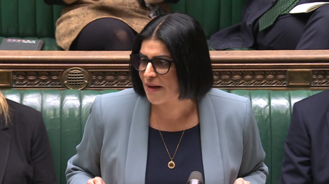Shabana Mahmood speaks in the Commons