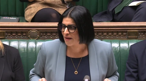 Shabana Mahmood speaks in the Commons