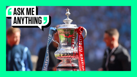 BBC Sport Ask Me Anything graphic including the FA Cup