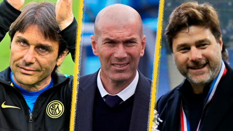 Antonio Conte, Zinedine Zidane, Mauricio Pochettino