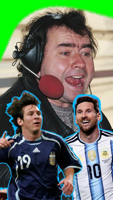 Lionel Messi and Jonathan Pearce 