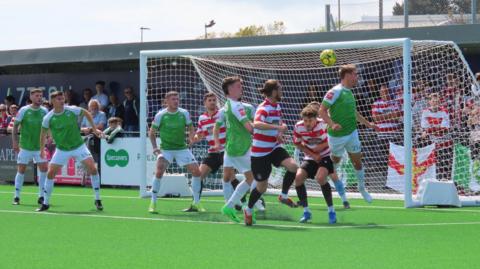 Guernsey FC in action 