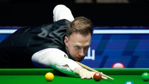 Judd Trump in action at the World Open