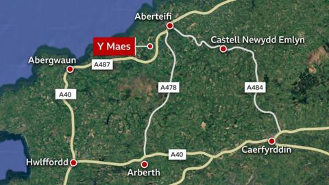 Map ardal steddfod