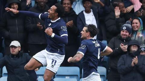 Femi Azeez celebrates