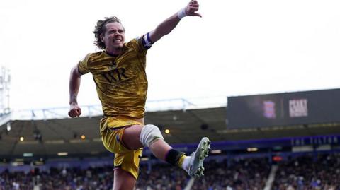 Todd Cantwell scores for Blackburn at Birmingham