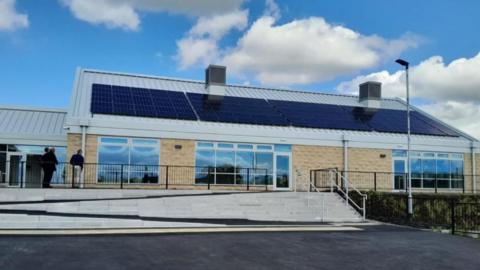 New building at Ash Green primary school after fire