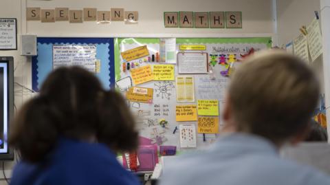 Children in a classroom