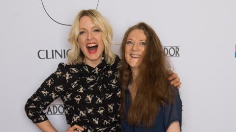 Lauren Laverne and Sam Baker