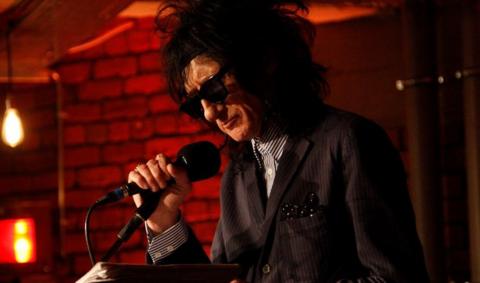 John Cooper Clarke at a gig