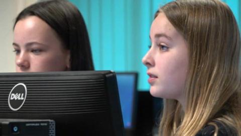 Girls in cyber security competition