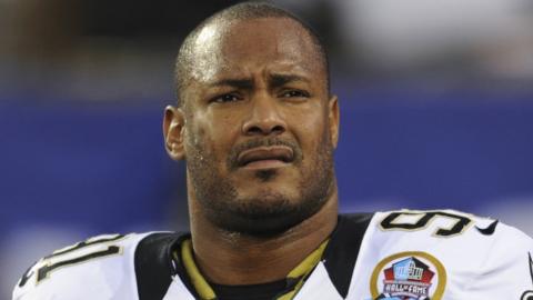 New Orleans Saints defensive end Will Smith in an NFL game against New York Giants in East Rutherford, N.J. 9 Dec 2012