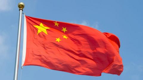 Picture of a Chinese flag