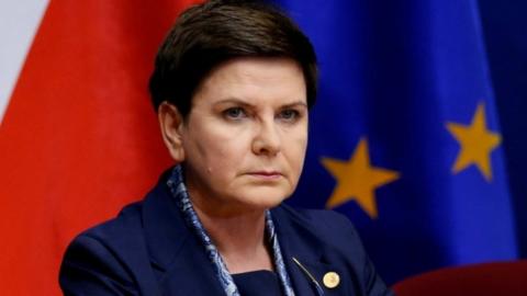 Poland's Prime Minister Beata Szydlo pictured during a European Union leaders summit in Brussels, Belgium on 9 March, 2017.