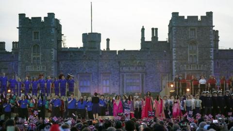 Coronation Choir at Windsor Castle