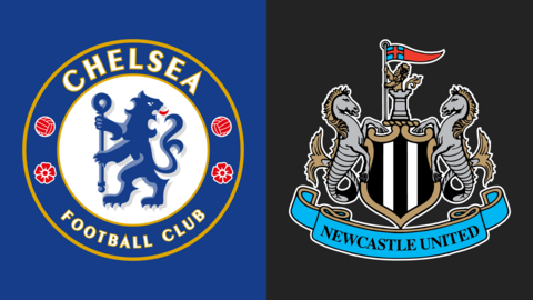 Chelsea and Newcastle United club badges