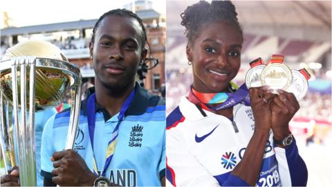 Dina Asher-Smith and Jofra Archer