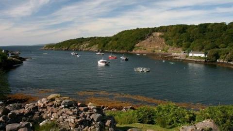 Shellfish boats at Loch Beag