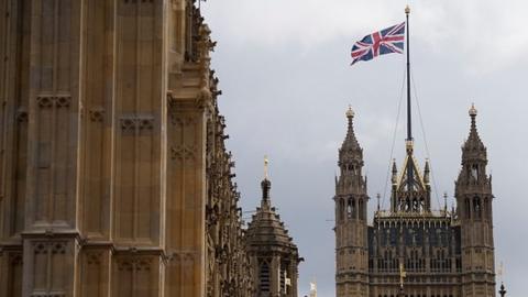 The Palace of Westminster in London