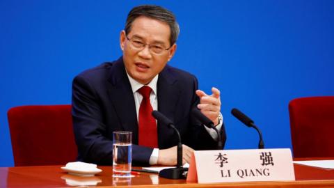 Chinese Premier Li Qiang speaks in his first Q&A session after he took up his new role