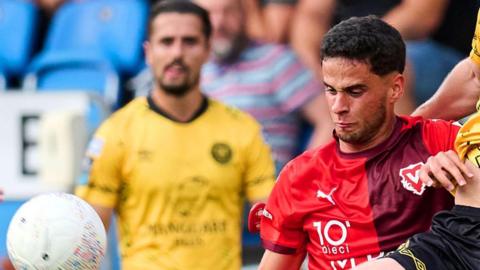 Fabrizio Cavegn in action for FC Vaduz