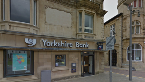 Image of the former Yorkshire Bank in Church Street Peterborough