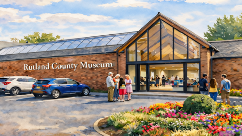 An artist's impression of Rutland County Museum