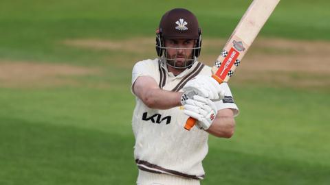 Dom Sibley batting for Surrey