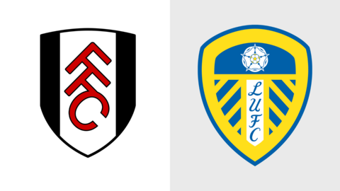 Fulham and Leeds badges