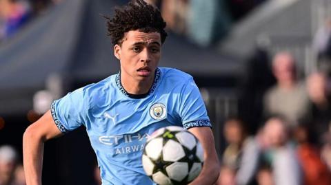 Man City defender Max Alleyne