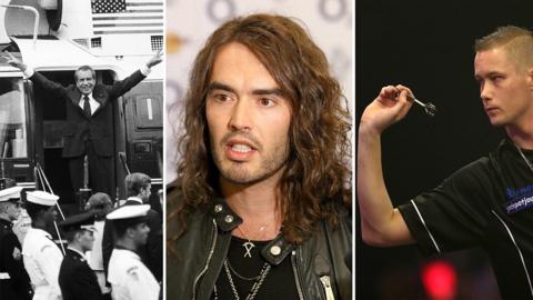 Richard Nixon, Russell Brand and Gary Anderson