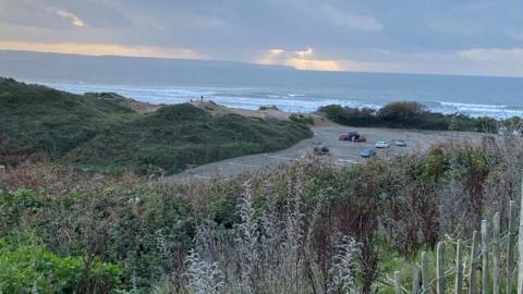 Saunton Sands car park 