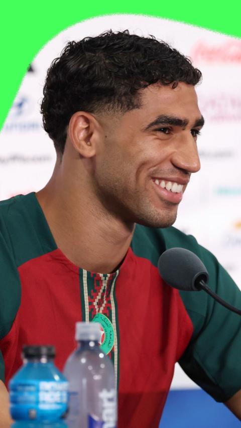 Morocco captain Achraf Hakimi