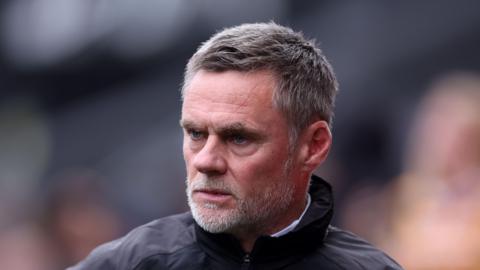 Graham Alexander wearing a Bradford tracksuit during the recent friendly with Middlesbrough  