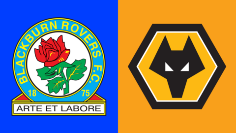 Blackburn Rovers and Wolverhampton Wanderers club badges