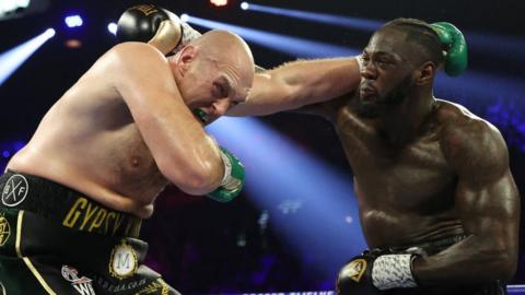 Tyson Fury and Deontay Wilder