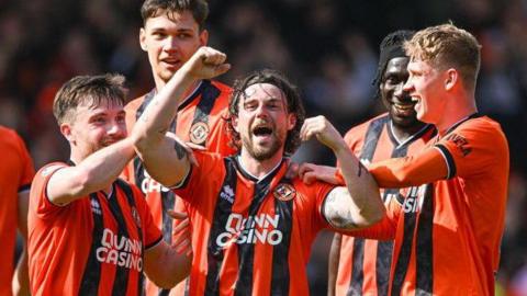 Dundee United celebrate