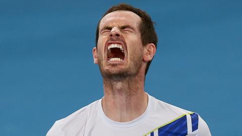 Andy Murray celebrates