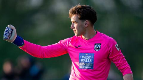 Haverfordwest County keeper Zac Jones