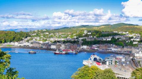 Oban from above