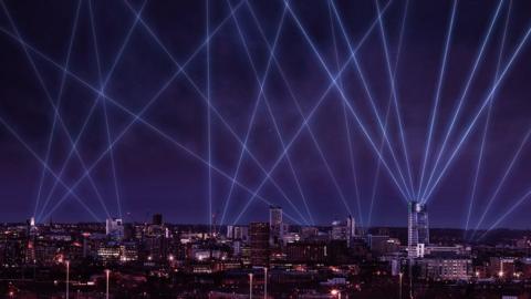 Leeds laser lights