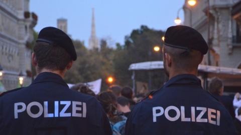 Austrian police, file pic, 11 Oct 18