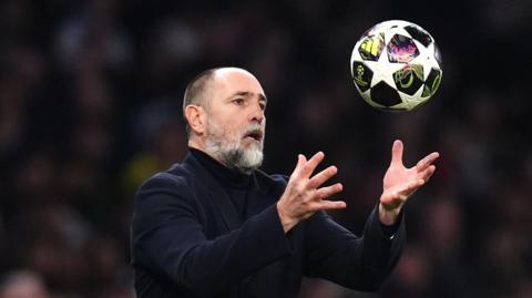 Spurs interim head coach Igor Tudor during the Champions League last 16 second leg clash against Atletico Madrid.