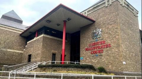 The outside of  Chester Magistrates court