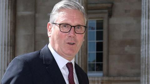 Prime Minister Sir Keir Starmer arrives at the British Museum on 21 April.