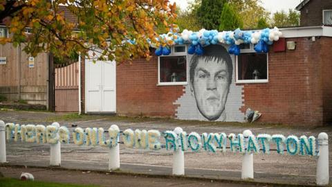 Tributes paid to Ricky Hatton along the route of his funeral procession