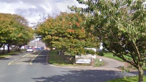 Duke's Avenue in Douglas showing entrance to car park