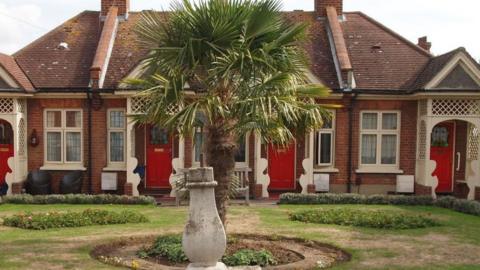 Almshouses in Chelmsford Avenue, Southend