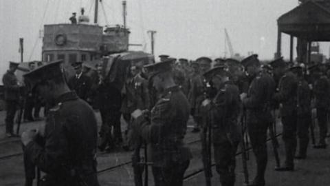 Unknown warrior arriving in Dover